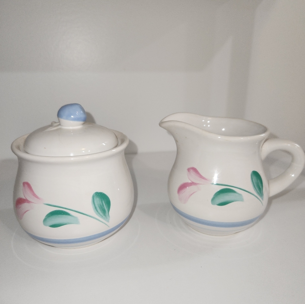 Porto International Tableworks Sugar Bowl and Creamer